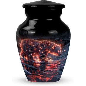 Fisherman Small Cremation Urn for Women - Keepsake Human Urn for Ashes Male - Mini Burial Urns for Human Ashes Adult Man - Fisherman Urns for Adult Male 3 Inch in Saudi Arabia