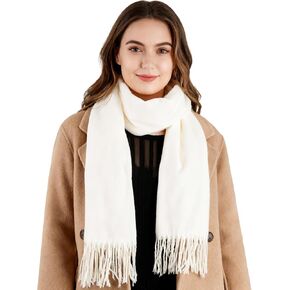 Fengek Dual-Use Scarf Scarf & Shawl for Women - Warm Winter Fleece Blend, Versatile Scarves for Cold Weather & Daily Wear in Saudi Arabia