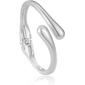 Teardrop Cuff Bangle Bracelets for Women - 18K Gold & Silver & Rose Gold Plated Chunky Open Tear Twist Wrap Bracelet, Adjustable Trendy Modern Jewelry in Saudi Arabia