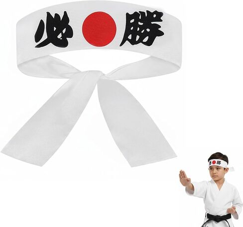 Japanese Headband Karate Headband Sushi Chef Bandana Samurai Bandana for Kids Adults Karate Sports Cooking Cosplay Party Victory in Saudi Arabia