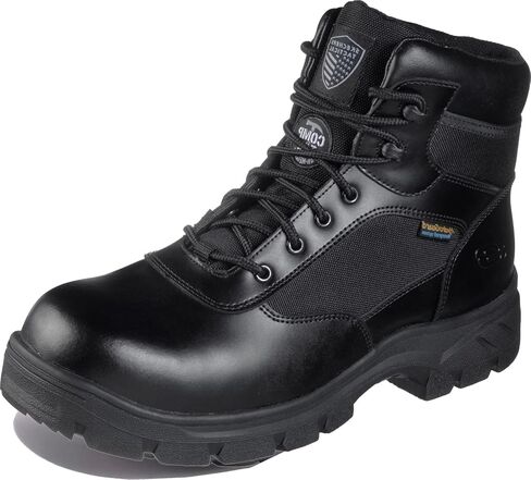 Skechers mens Linnean Wascana Padded Collar Comp Toe Tactical Style Boot in Saudi Arabia