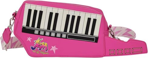 Loungefly Hasbro Jem and The Holograms Figural Keytar Crossbody Bag in Saudi Arabia