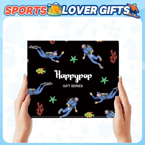 HAPPYPOP Scuba Diving Gifts Men Women - Scuba Diver Gifts, Dive Socks, Funny Socks in Saudi Arabia