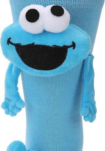 Bioworld Sesame Street: جوارب دائرية من القطيفة المبتكرة ثلاثية الأبعاد من Cookie Monster in Kuwait