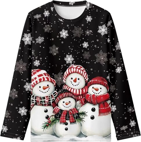 Girls Long Sleeve Shirt Boys Active T-Shirt Kids Jumper Pullover Tops in Saudi Arabia