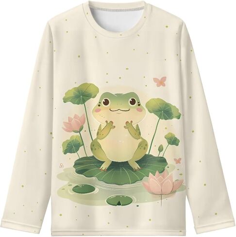 Girls Long Sleeve Shirt Boys Active T-Shirt Kids Jumper Pullover Tops in Saudi Arabia