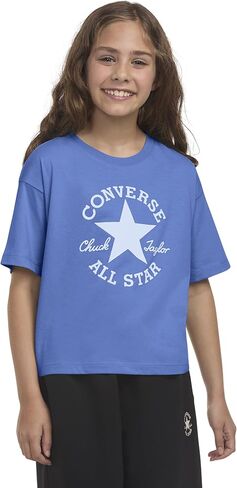 Converse Girls' Dissected Chuck Patch Boxy T-Shirt in Saudi Arabia