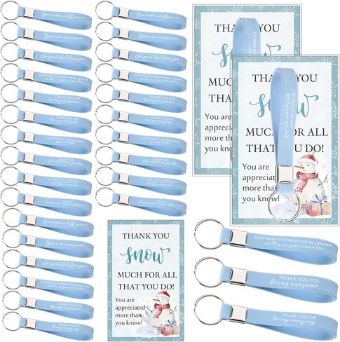 Tondiamo Thank You Keychain Gifts Bulk Christmas Inspirational Employee Appreciation Gift for Coworkers Staffs Team Teacher in Saudi Arabia