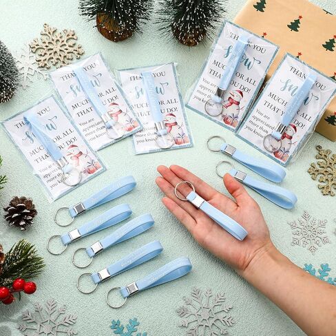 Tondiamo Thank You Keychain Gifts Bulk Christmas Inspirational Employee Appreciation Gift for Coworkers Staffs Team Teacher in Saudi Arabia