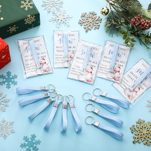 Tondiamo Thank You Keychain Gifts Bulk Christmas Inspirational Employee Appreciation Gift for Coworkers Staffs Team Teacher in Saudi Arabia