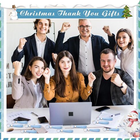 Tondiamo Thank You Keychain Gifts Bulk Christmas Inspirational Employee Appreciation Gift for Coworkers Staffs Team Teacher in Saudi Arabia