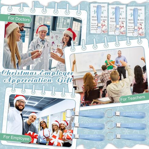 Tondiamo Thank You Keychain Gifts Bulk Christmas Inspirational Employee Appreciation Gift for Coworkers Staffs Team Teacher in Saudi Arabia