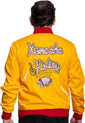 Kenosha Kickers Jacket Christmas Movie Music Band Polka Kings of the Midwest Halloween Costume Cosplay in Saudi Arabia