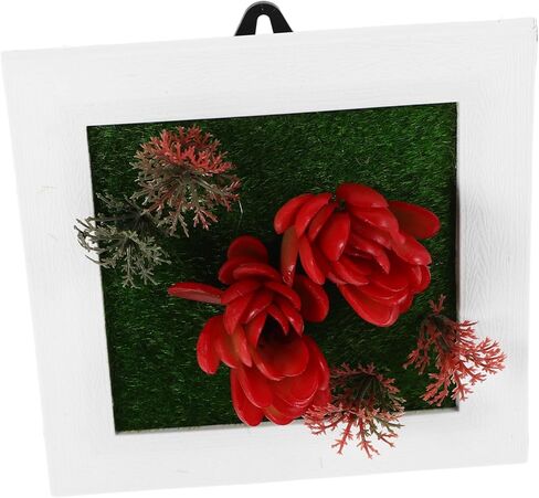 Kisangel Faux Plant Photo Frame Wall-Mounted Decor for Stylish Home Aesthetic Space-Saving Design Artificial Greenery for Indoor Spaces in Saudi Arabia
