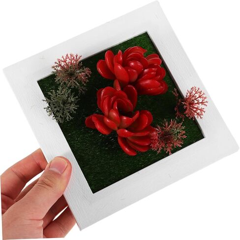 Kisangel Faux Plant Photo Frame Wall-Mounted Decor for Stylish Home Aesthetic Space-Saving Design Artificial Greenery for Indoor Spaces in Saudi Arabia
