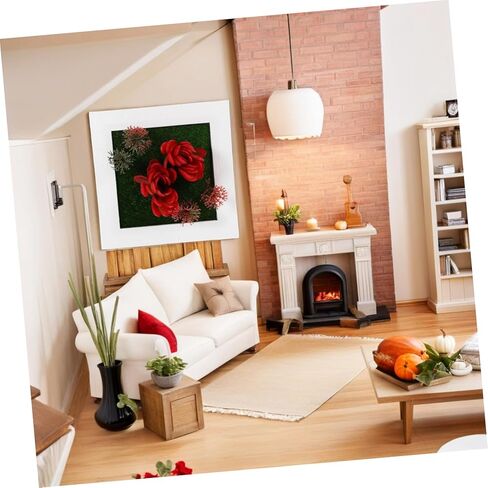 Kisangel Faux Plant Photo Frame Wall-Mounted Decor for Stylish Home Aesthetic Space-Saving Design Artificial Greenery for Indoor Spaces in Saudi Arabia