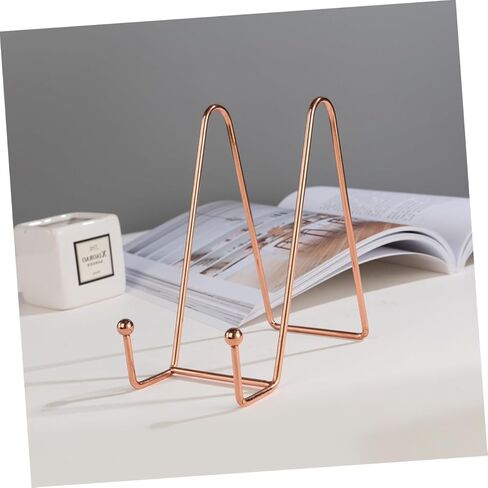 Homoyoyo Pcs Metal Photo Frame Holder Sturdy Display Stand for Books Decorative Plates for Home Countertop Birthday in Saudi Arabia