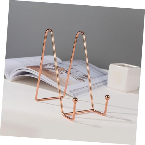 Homoyoyo Pcs Metal Photo Frame Holder Sturdy Display Stand for Books Decorative Plates for Home Countertop Birthday in Saudi Arabia