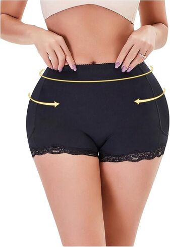 SHENHE Women's Lace High Waist Shapewear Brief Tummy Control Butt Lifting Body Shaper Underwear in Saudi Arabia