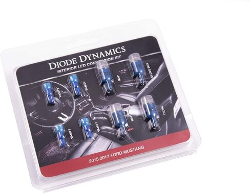 Diode Dynamics Red LED interior bulb pack compatible with Ford Mustang 2015-2017, Stage 1 in Kuwait