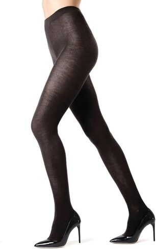 MeMoi Women's Cashmere Blend Luxe Sweater Tights Black Large/X-Large in Saudi Arabia
