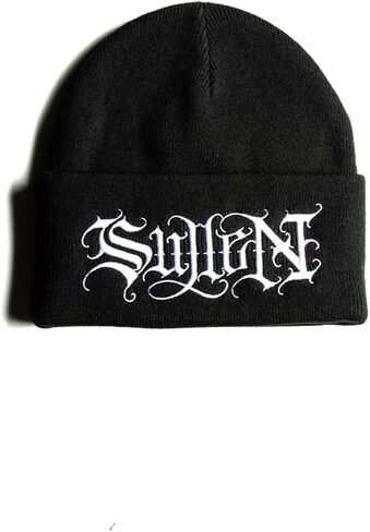 قبعة Sullen Joon Tattoo Lifestyle Cuff مطرزة ناعمة للجنسين باللون الأسود in Saudi Arabia