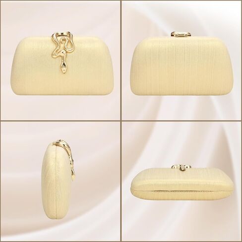 Tmore Glitter Purses for Women Shoulder Bag Clutch Purse With Chain Elegant Evening Bag for Wedding, Prom, Party in Saudi Arabia