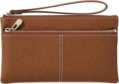 LJCZKA Leather Wristlet Purses for Women Wristlet Clutch Wallet Ladies Cellphone Credit Card Holder Wallet with Wrist Strap in Saudi Arabia