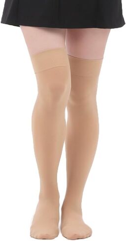 M&M SOCKS(エムアンドエムソックス)] Knee High Tights 80 Denier Women Made in Japan Free Size Black Nude Beige Seamless Toe in Saudi Arabia