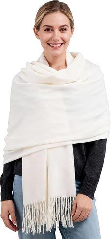 Fengek Dual-Use Scarf Scarf & Shawl for Women - Warm Winter Fleece Blend, Versatile Scarves for Cold Weather & Daily Wear in Saudi Arabia