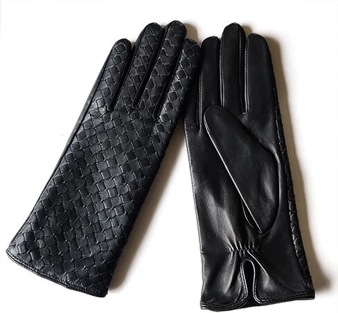 CAKERS Sheepskin Leather Women Gloves|Stylish Slim Leather Ladies Gloves|Cold Weather Warm Travel Gloves in Saudi Arabia