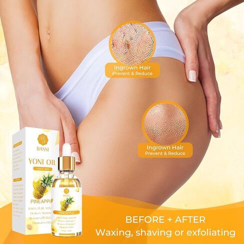 3 Packs Yoni Oil for Women - Feminine Care Oil - All Natural Vaginal Essential Oils, Reduces Odor, Restores pH Balance and Wetness, 1 fl oz/pc Strawberry Pineapple Peach Scent in Saudi Arabia