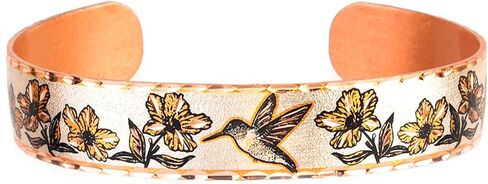 FRONT LINE JEWELRY أساور نحاسية حرفية - مجوهرات أساور نحاسية أمريكية أصلية قابلة للتعديل للحصان/الدب/السلحفاة/الذئب/القط/الفراشة/الفهد/اليعسوب/بيج فوت/الطائر الطنان/مجوهرات الحياة البرية لحيوانات الموظ in Kuwait
