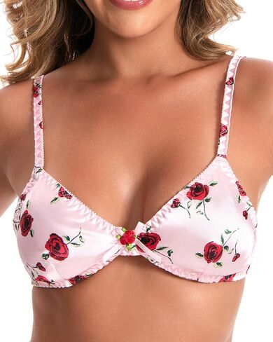 Satini Wire‑Free Silky Satin Bralette - Adjustable Straps, Elegant Lingerie, Sissy Bra in Saudi Arabia