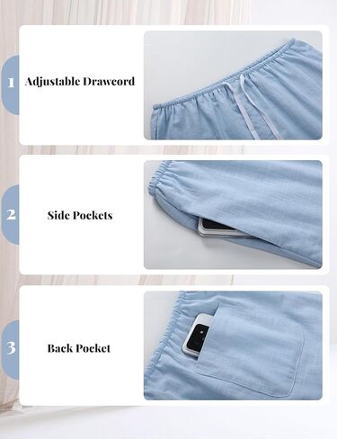 EsheSy Womens Cotton Linen Mini Skirts Summer Drawcord Waist Short A-Line Casual Beach Skirts with Pockets in Saudi Arabia