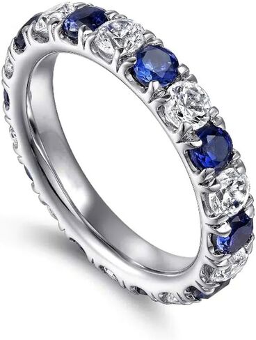 Shiny Round Cubic Zirconia Promise Rings for Women Everyday Wearable Jewelry in Saudi Arabia