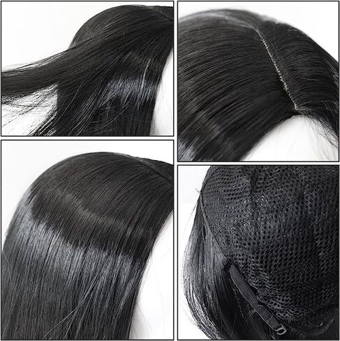 75cm Long Straight Hair Black No Bangs Heat Resistant Cosplay/Party Full Wigs in Saudi Arabia