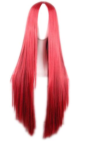 75cm Long Straight Hair Black No Bangs Heat Resistant Cosplay/Party Full Wigs in Saudi Arabia