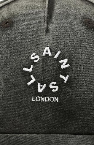 Allsaints Men's Haven Baseball Cap, 100% Cotton Hat with Adjustable Strap, Summer Accessory in Saudi Arabia