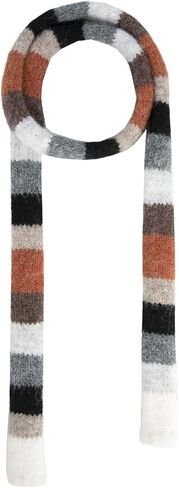 Skinny Scarf for Women Cute Knit Scarf Long Skinny Colorful Winter Fashion Y2k Neck Scarves in Saudi Arabia