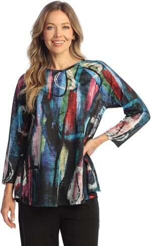 Jess & Jane Raglan A-Line Drape Top - 62 in Saudi Arabia