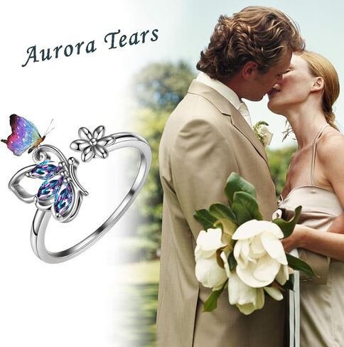 أورورا الدموع جوهرة الميلاد فراشة قلادة أقراط الطوق مجموعة 925 الفضة الاسترليني المرأة الفراشات جوهرة الميلاد قلادة قلادة لعيد ميلاد الزفاف هدية in Kuwait