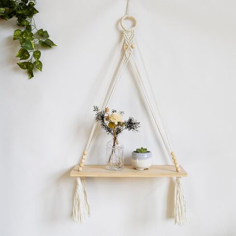 hvest الوردي macrame الجدار شنقا بوهو جدار ديكور الوردي والبيج شرابة المنسوجة نسيج لغرفة النوم، نسيج البوهيمي لفتاة غرفة الأطفال غرفة المعيشة الحضانة النوم جدار ديكور الفن، 27l × 13w بوصة in Saudi Arabia