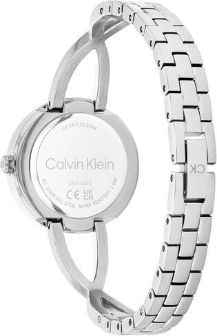 Calvin Klein Sculpted Embrace - Women's 2H Quartz Slim Watch - Stainless Steel Bangle - A Modern Stylish Timepiece for Her - 28mm in Saudi Arabia