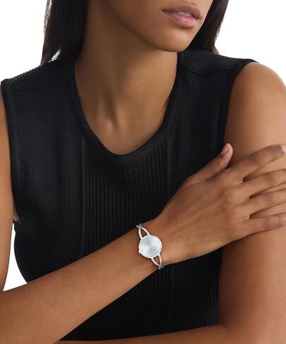 Calvin Klein Sculpted Embrace - Women's 2H Quartz Slim Watch - Stainless Steel Bangle - A Modern Stylish Timepiece for Her - 28mm in Saudi Arabia