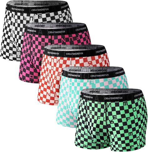 Men's underpants boxer shorts, comfortable cool men's underwear 5 Pack in Saudi Arabia