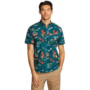 Eddie Bauer Men's Baja Short-Sleeve Shirt-Print in Kuwait