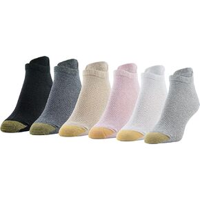 GOLDTOE Womens Henley Tab No Show Socks, 6-pairs in Saudi Arabia