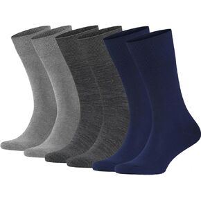 جوارب KNETLI النسائية الرسمية، جوارب دائرية، فائقة النعومة، خيارات متعددة الألوان مقاس 6-9، 3 و6 أزواج in Kuwait