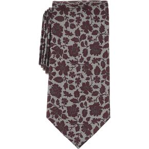 Michael Kors Poulsen Floral Tie, Burgundy in Saudi Arabia